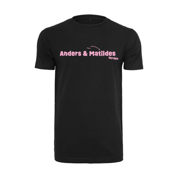 Pink logo Sort T-shirt