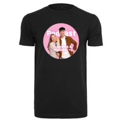 Podcast logo Sort T-shirt