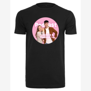 Podcast logo Sort T-shirt