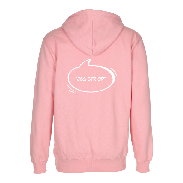 Jeg Sir Op Pink Hoodie