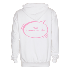 Opvask Hvid Hoodie