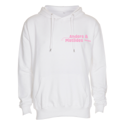 Jeg Sir Op Hvid Hoodie