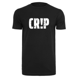 Crip Logo Stor Sort T-shirt