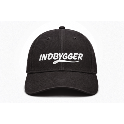 Indbygger Cap Sort/Hvid