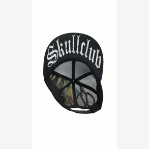 Skullclub Black Snapback Trucker Cap