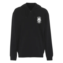 Octo Skull Black Zipper Hoodie
