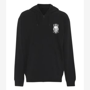 Octo Skull Black Zipper Hoodie
