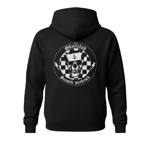 Logo Black Zip Hoodie