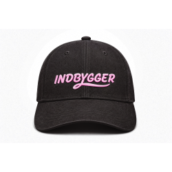 Indbygger Cap Sort/Pink