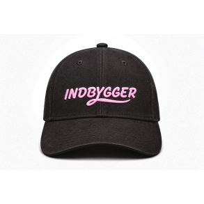 Indbygger Cap Sort/Pink
