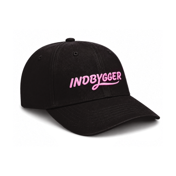 Indbygger Cap Sort/Pink